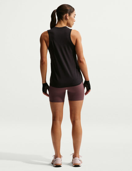 Nike One High Waisted 5" Biker Shorts - Tattoo/Whiteimages6- The Sports Edit