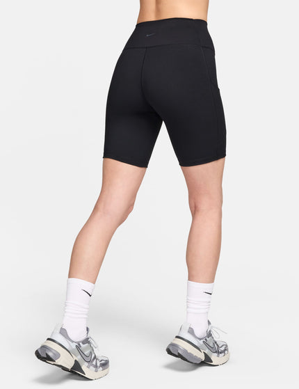 Nike One High Waisted 8" Biker Shorts - Blackimage2- The Sports Edit