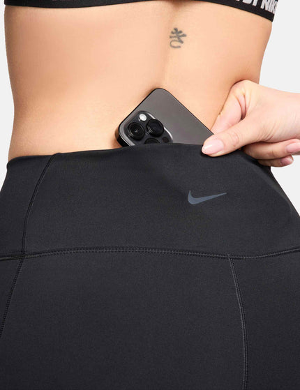 Nike One High Waisted 8" Biker Shorts - Blackimage7- The Sports Edit