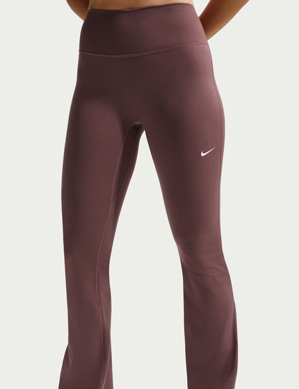 Nike One High Waisted Flared Leggings - Tattoo/Whiteimages2- The Sports Edit