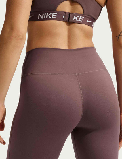 Nike One High Waisted Flared Leggings - Tattoo/Whiteimages3- The Sports Edit