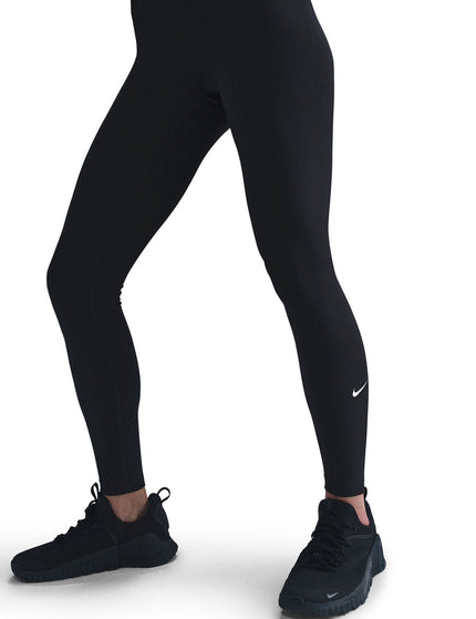 Nike One High Waisted Full Length Leggings - Blackimage1- The Sports Edit