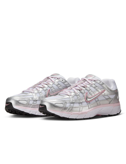 Nike P-6000 Shoes - White/Metallic Silver/Elemental Pinkimage2- The Sports Edit