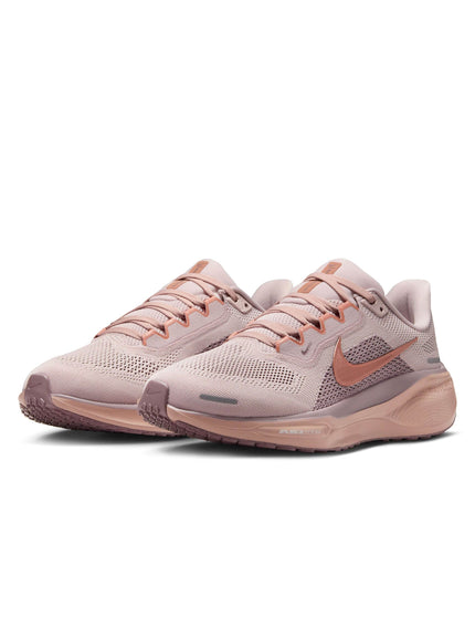 Nike Pegasus 41 Shoes - Silt Red/Metallic Rose Gold/Particle Pinkimage2- The Sports Edit