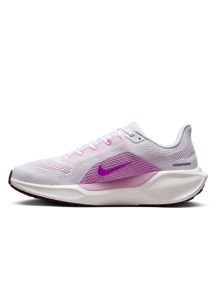 Nike Pegasus 41 Shoes - White/Black/Beyond Pink/Hyper Violetimage5- The Sports Edit