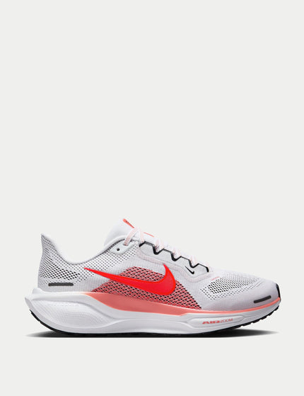 Nike Pegasus 41 Shoes - White/Bright Crimson/Magic Ember/Blackimage1- The Sports Edit