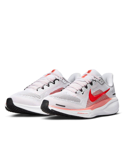 Nike Pegasus 41 Shoes - White/Bright Crimson/Magic Ember/Blackimage2- The Sports Edit