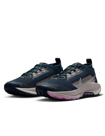 Nike Pegasus Trail 5 Gore-Tex Shoes - Armoury Navy/Vintage Green/Platinum Violetimage2- The Sports Edit