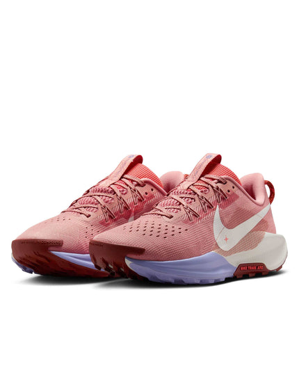 Nike Pegasus Trail 5 Shoes - Red Stardust/Sail/Lilac Ice/Mars Stoneimage2- The Sports Edit