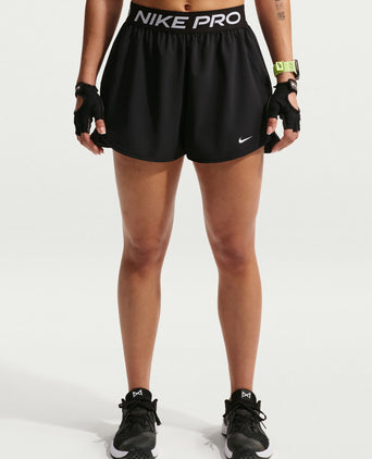 Pro 2-in-1 Shorts - Black/White