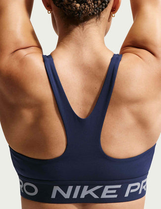 Pro 365 Light Support Bra - Midnight Navy/White