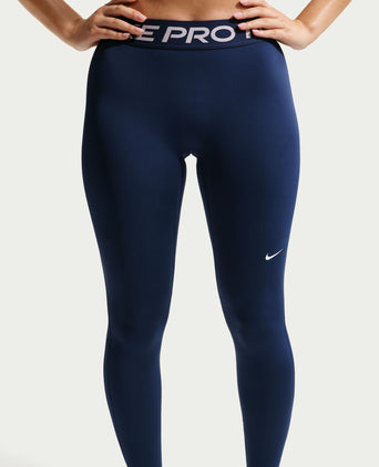Pro Leggings - Midnight Navy/White