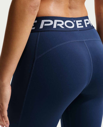 Pro Leggings - Midnight Navy/White