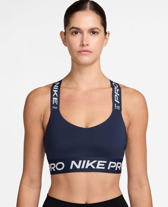 Pro Light-Support Sports Bra - Midnight Navy/White