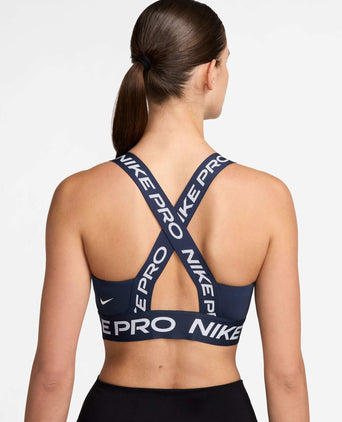 Pro Light-Support Sports Bra - Midnight Navy/White