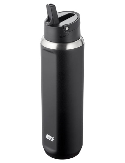 Nike Recharge Stainless Steel Straw Bottle - Black | 710mlimage2- The Sports Edit