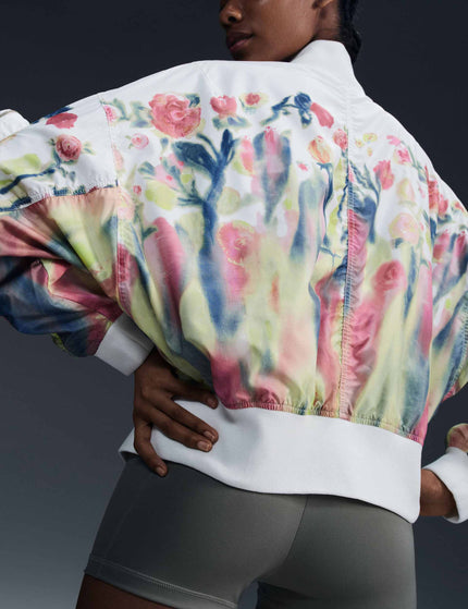 Nike Sportswear Artist Collection Bomber Jacket - Sail/Floralimage2- The Sports Edit