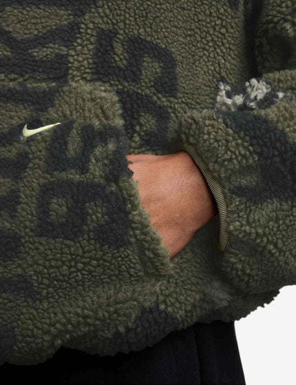 Nike Sportswear High-Pile Fleece Jacket - Medium Olive/Sailimages3- The Sports Edit