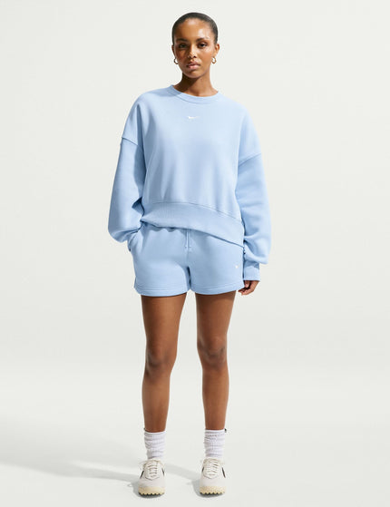 Nike Sportswear Phoenix Fleece 4" Shorts - Hydrogen Blue/Sailimages4- The Sports Edit