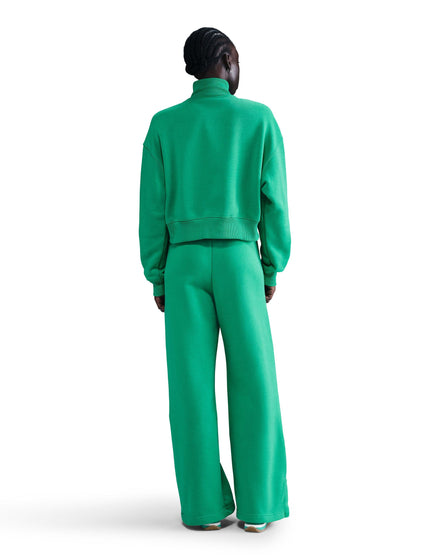 Nike Sportswear Phoenix Fleece Cropped Sweatshirt - Stadium Green/Sailimage6- The Sports Edit