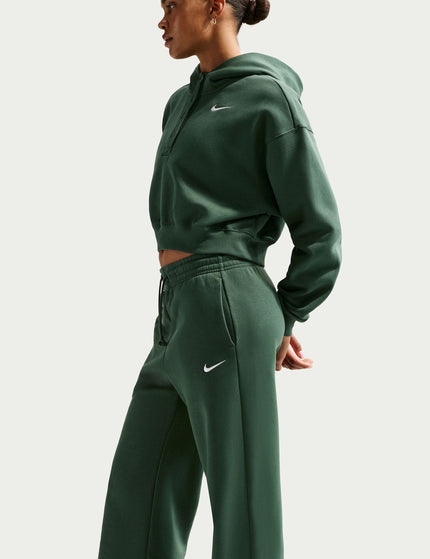 Nike Sportswear Phoenix Fleece High Waisted Pants - Fir/Sailimages3- The Sports Edit