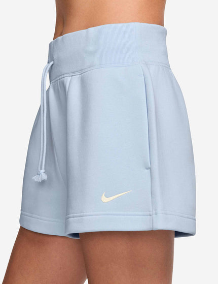 Nike Sportswear Phoenix Fleece Loose Shorts - Blue Tint/Sailimage2- The Sports Edit