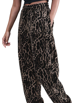 Sportswear Phoenix Fleece Oversized Printed Sweatpants - Black/Ironstone/Black