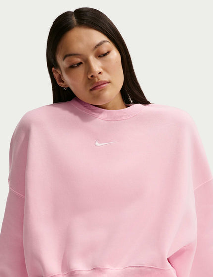 Nike Sportswear Phoenix Fleece Sweatshirt - Pink Foam/Sailimages4- The Sports Edit