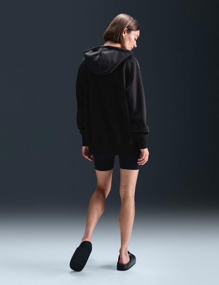 Nike Sportswear Phoenix Plush Oversized Fleece Hoodie - Black/Sailimage5- The Sports Edit