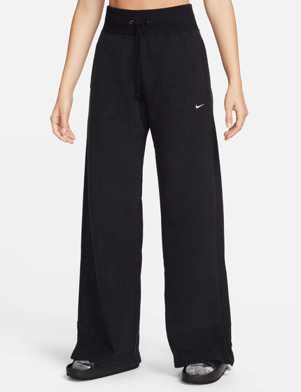 Nike Sportswear Phoenix Plush Wide-Leg Fleece Trousers - Black/Sailimage1- The Sports Edit