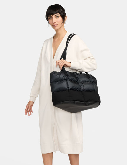 Nike Sportswear Puffle Tote Bag - Black/Anthracite/Whiteimage8- The Sports Edit
