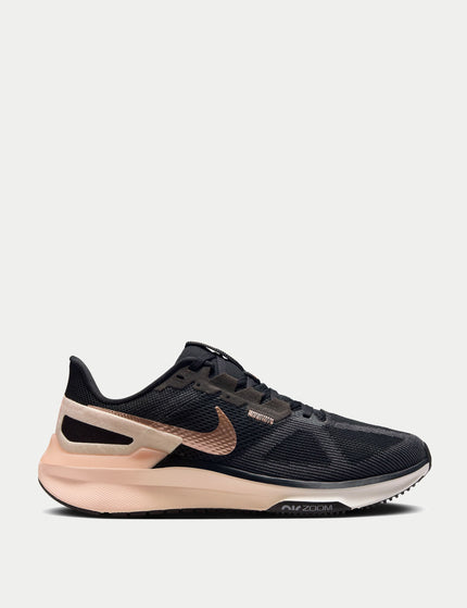 Nike Structure 25 Shoes - Black/Crimson Tint/Anthracite/Metallic Red Bronzeimage1- The Sports Edit