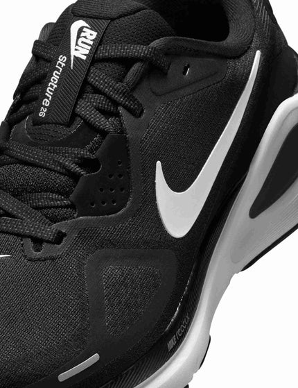 Nike Structure 26 Shoes - Black/White/Cool Grey/Metallic Silverimages7- The Sports Edit