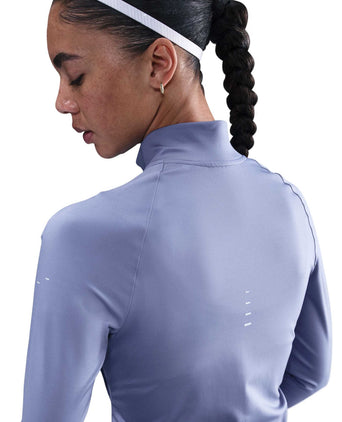 Swift Dri-FIT Full-Zip Running Mid Layer - World Indigo/Reflective Silver