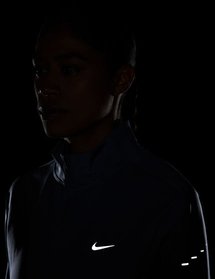 Nike Swift Dri-FIT Full-Zip Running Mid Layer - World Indigo/Reflective Silverimages4- The Sports Edit