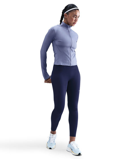 Nike Swift Dri-FIT Full-Zip Running Mid Layer - World Indigo/Reflective Silverimages5- The Sports Edit