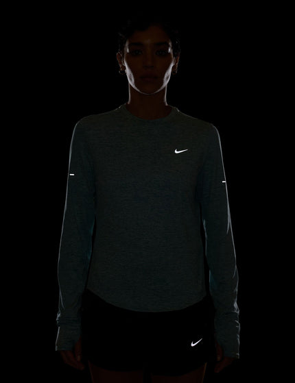 Nike Swift Dri-FIT UV Long-Sleeve Running Top - Cannon/Heather/Reflective Silverimage4- The Sports Edit