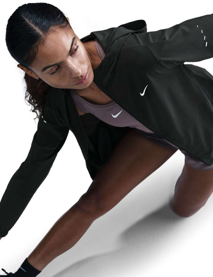 Nike Swift Repel Packable Running Jacket - Black/Reflective Silverimage3- The Sports Edit