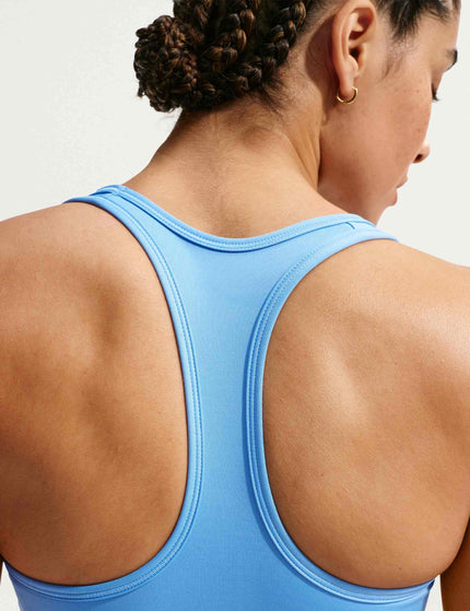 Nike Swoosh Medium Support Bra - University Blue/Whiteimages2- The Sports Edit