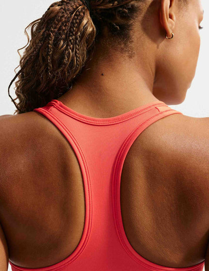Nike Swoosh Medium Support Bra - Light Crimson/Whiteimages2- The Sports Edit
