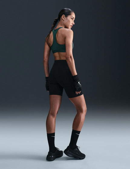 Nike Swoosh Medium Support Bra - Vintage Green/Whiteimage5- The Sports Edit