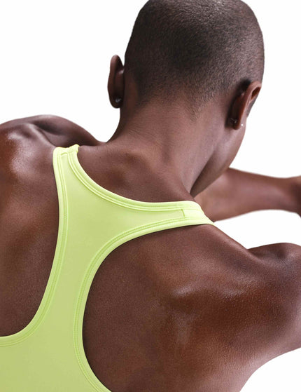 Nike Swoosh Medium Support Bra - Light Lemon Twist/Stone Mauve/Whiteimages2- The Sports Edit