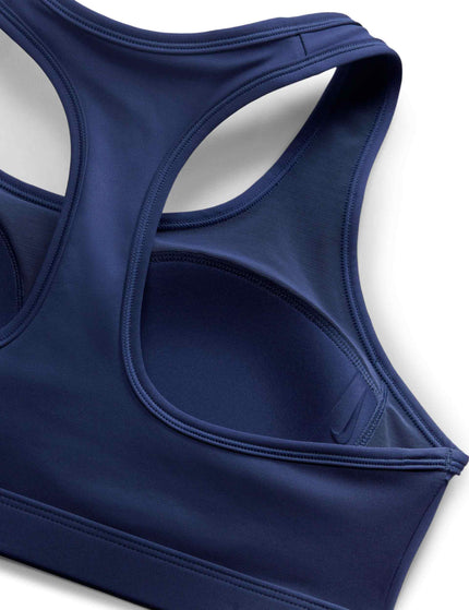 Nike Swoosh Medium Support Bra - Midnight Navy/Whiteimage6- The Sports Edit