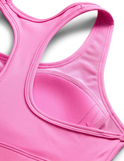 Nike Swoosh Medium Support Bra - Playful Pink/Whiteimage6- The Sports Edit