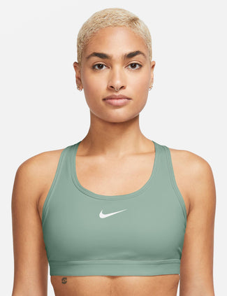 Swoosh Medium Support Bra - Steam/White