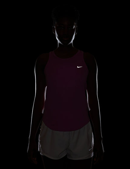 Nike Tempo Dri-FIT Running Tank Top - Playful Pink/Reflective Silverimage4- The Sports Edit