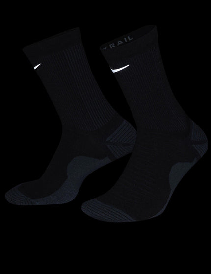 Nike Trail-Running Crew Socks - Black/Anthracite/Reflect Silverimage5- The Sports Edit