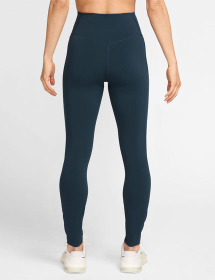 Nike Universa High Waisted Leggings - Armory Navy/Anthracite/Riftblueimage2- The Sports Edit