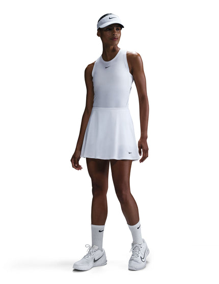 Nike Victory Dri-FIT Flouncy Tennis Skirt - White/Blackimage6- The Sports Edit