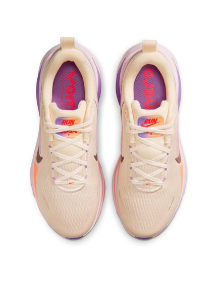 Nike Vomero 18 Running Shoes - Chalk/Tattoo/Pink Foam/Bright Violetimages4- The Sports Edit